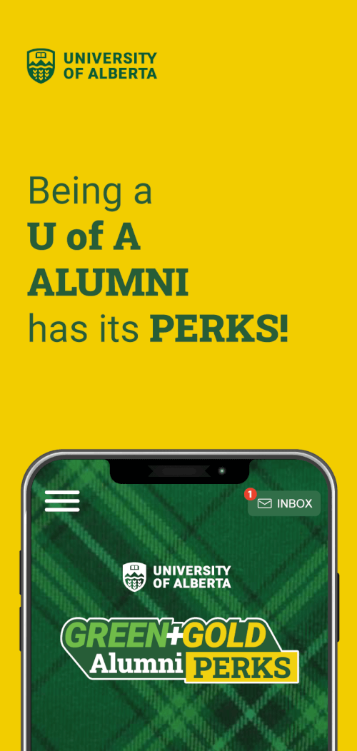 Register your GREEN+GOLD Alumni Perks Account